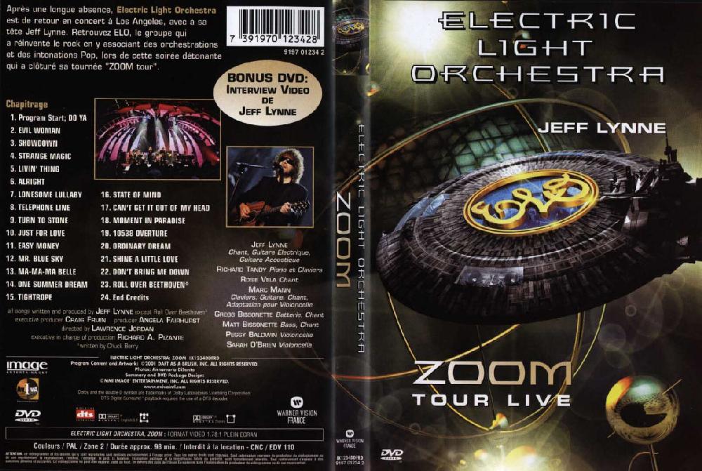 Jaquette DVD Electric light orchestra zoom tour live